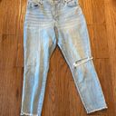 Abercrombie & Fitch  super skinny ankle high rise distressed knee jeans 12 Photo 1