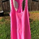 Lululemon Swiftly tech Pink with striped piping sport tank S Photo 0