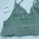 Free People NEW!  Intimately Size XS/S Love Letter Bralette Blue Surf Blue Green Photo 6