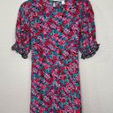 Target RIXO For  Puff Sleeve Pink Mixed Floral Dress Photo 0