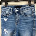 Vervet Flying monkey high rise slim straight distressed cuffed denim jeans Photo 3