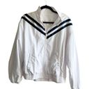 Zyia  Navy and White Breaker Jacket size Medium Photo 0