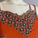 None 5 for $25! Last Chance! Beaded‎ Dress Altered Indian Tunic Mini Strappy Orange Photo 7