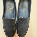 Cole Haan Womens  Blue Suede Slip On Loafers Size 8B Photo 2