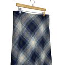 Brooks Brothers  Wool Plaid Diamond Print Below Knee Length Full Skirt Size 14 Photo 1