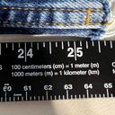 Mango MNG Denim Jeans Womens 14 Blue High Rise Wide Leg Baggy Frayed Hem Cotton Denim Photo 12