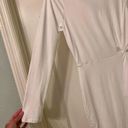 4S13NNA 4SI3NNA - Beautiful White Long Sleeved Ruched Dress - BNWT! Photo 3