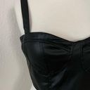 New Look NWT  Leather Style Corset Top Photo 1