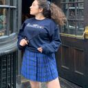 H&M Blue Schoolgirl Skirt Photo 2