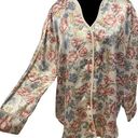 Kathryn Vintage Victorian Romantic Granny Cottagecore Floral Button Pajama Top Size M Photo 0