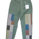 Pistola NWT  Denim Tammy High Rise Trouser In Colonel Rainbow Embroidered Photo 4