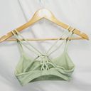 Lululemon  sports bra strappy back light green color size 4 (A-9) Photo 1