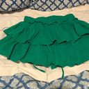 Green Mini Skirt Photo 1