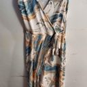 Jessica Simpson  size medium longdresswraparound bodice sleeveless bust 28 inches Photo 0