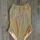 Kortni Jeane  Retro Stripe One Piece Swimsuit Photo 0