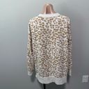 Aerie  Leopard Print Good Vibes Oversized Sweater Sweatshirt Medium Photo 4