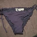 Aerie  cheeky bikini bottoms navy size large Photo 0