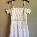 Francesca's  Small White Cold Shoulder Dress Photo 0