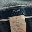 J.Crew  • Grey Wool Wide Leg Trouser Pants Photo 3