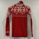 Sweaty Betty  Base Layer Fair Isle Red Top 0–2 Photo 0