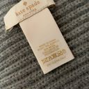 Kate Spade  Grosgrain Bow Knit Scarf- Heathered Gray Wool Photo 4