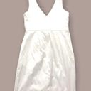 City Triangles  White Bow Front Tie Waist Dress Size 9 Photo 2