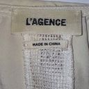 L'Agence L’agence silk Magnolia Angela v‎ neck blouse Sz Small White Photo 4