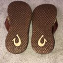 Olukai Women's size 6 Paniolo Natural Flip Flop Comfort Sandal Photo 13