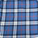 Quiksilver Vintage  Blue Plaid Long Sleeve Flannel Photo 8