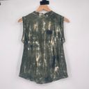 Pilcro Antrhopologie  Tie Dye Cap Sleeve Tee Womens Sz XS Green NWT Boho Art Photo 8