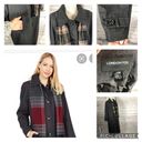 London Fog  long charcoal gray coat with scarf size 22 W Photo 1