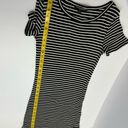 Brandy Melville  Striped Black & White Ribbed Knit Dress - XS/S Photo 7