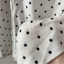 Tommy Hilfiger  100% cotton size S polka dot white cardigan Photo 1