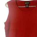 Lane Bryant  Plus Size 22/24 Red Ribbed Plus Size Sweater Vest Sleeveless Photo 1