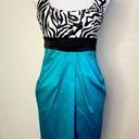 City Triangles City Triangle Formal Sleeveless Zebra Print Bodice Dress Size 3 Beautiful Combo Photo 0