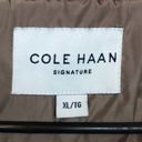 Cole Haan  Signature Women’s Tan Quilted Long Line Puffer Jacket Photo 8