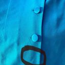 Nordstrom Vintage ’s 100% Silk Suit Turquoise  10 Photo 6