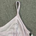 American Eagle  Lace Trim Bralette Size Medium Light Purple Knit Comfort New Photo 2