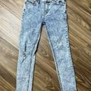 Free People  Size 25 Great Heights Frayed Hem Skinny Jeans Distressed Low Rise Photo 2