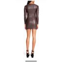 Betsey Johnson  | Hook Front Faux Leather Mini Dress | size 12 Photo 1