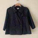 Lacoste  Cropped Swing Trench Jacket Navy Size 36 = 4/6, M Photo 0