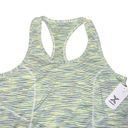 Xersion NWT  white, green, and yellow tank top size Medium Photo 3