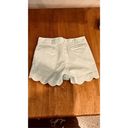 J. McLaughlin  Blue Scalloped Shorts Womens Size  4 Photo 5