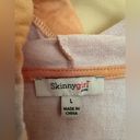 Skinny Girl  Jeans Orange/Pink Tye Dye Women's Zip up Hoodie. Size Large. Photo 3