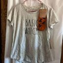 Rae Dunn  Basic Witch T-Shirt With Witch Hat Ankle Socks Woman’s Size Small NEW Photo 0