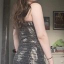 Candie's Black Sequin Shift Dress Photo 1