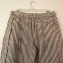  BEACH LUNCH LOUNGE Lightweight Linen Cotton Cropped Pant Brown Photo 10