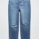 ZARA High Waisted Ripped Rigid Z1975 Mom Jeans Photo 6