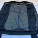 Victoria's Secret  Sport All Over Mesh Bomber Jacket Black Sz S Photo 6