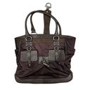 DKNY DKYN Brown HandHeld HandBag with Interior and Exterior Pockets Photo 2